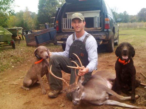 After having trained over 200 blood-trailing dogs, Crawford has learned that the majority of Labrador retrievers won’t bark if the buck is dead when they reach him.