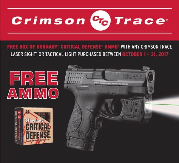 Crimson Trace Free Ammo Giveaway
