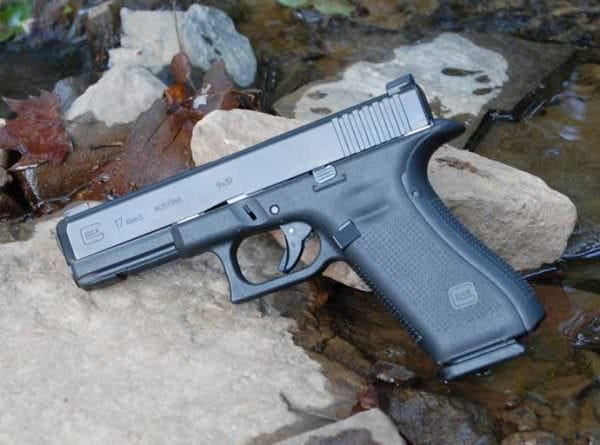 Glock Gen 5 Handgun, by the river.