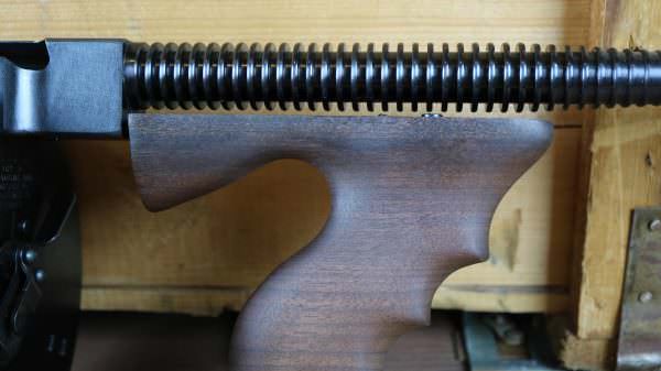 Ribbed barrel, walnut stock, and more than 12 pounds of steel and walnut authenticity.