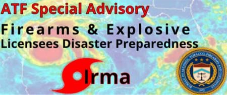 ATF Guidance on Disaster Preparedness for Federal Firearms Licensees and Federal Explosives Licensees and Permittees