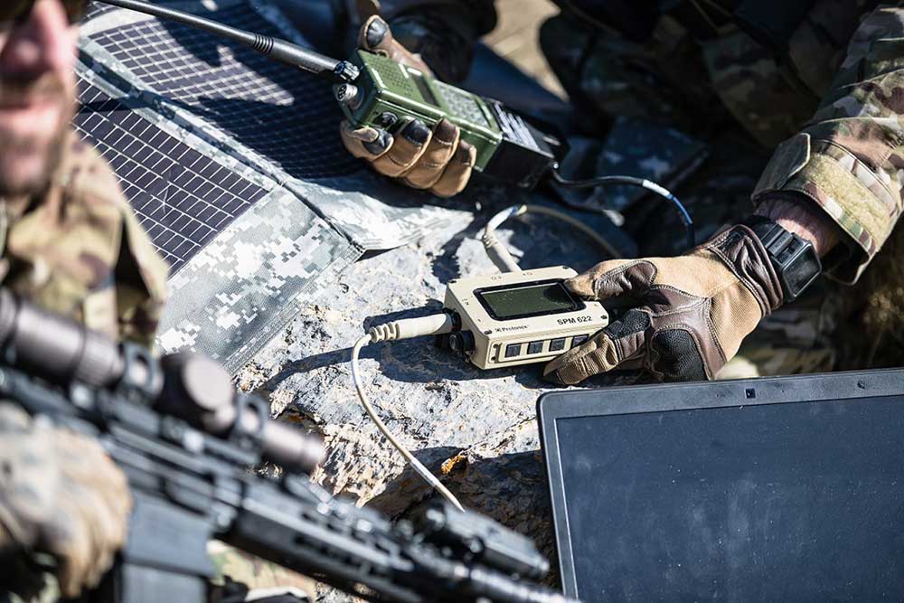 This Program of Record includes a number of new devices focused on improving power and energy management on and around the soldier, including Protonex’ Squad Power Manager Kit (SPM-622)