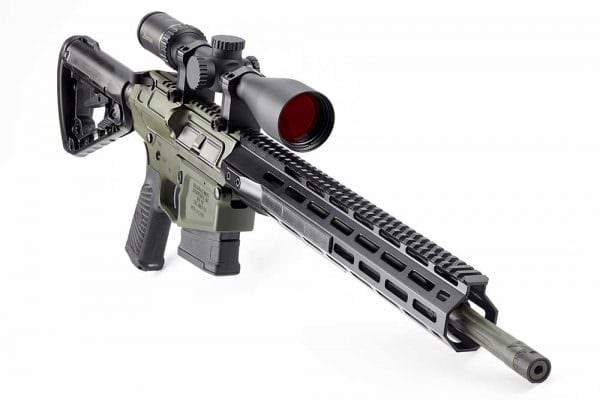 The Tactical Hunter weighs 7lbs 11oz and is available in these calibers: 7mm-08 Remington, .308 Winchester, .338 Federal, 6.5 Creedmoor, .260 Remington.