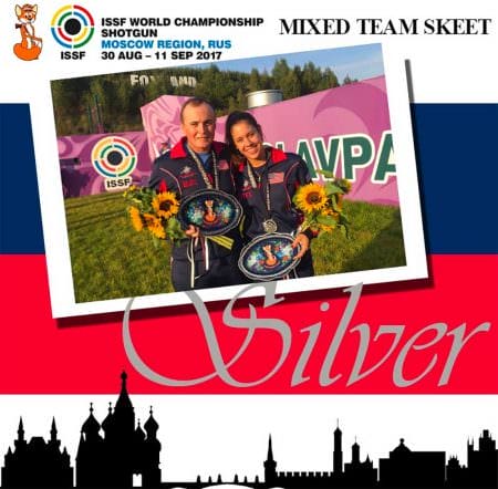 U.S. Skeet Mixed Team Wins Silver to Close World Championship
