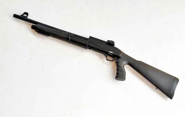 TriStar Cobra Force Tactical Shotgun comes with a chrome-lined barrel.