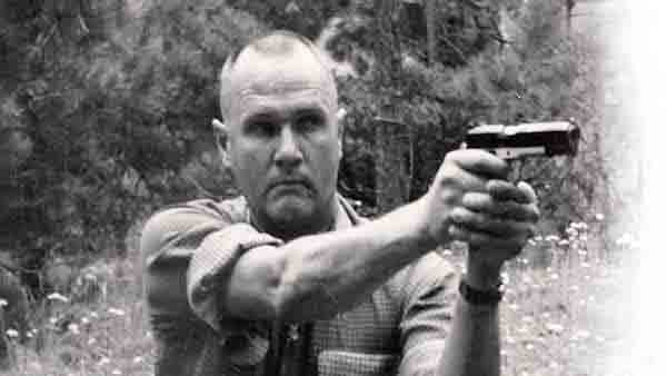 Lt. Col. Jeff Cooper, founder of Gunsite Academy, demonstrating the Weaver stance. (Photo courtesy/Shooting Illustrated)