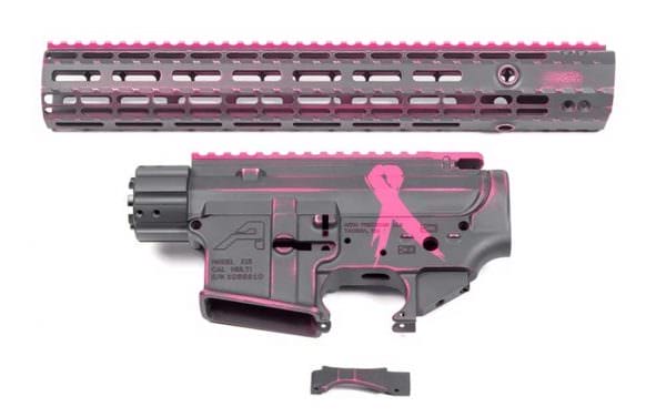 BCA Pink/Grey Battleworn by Blowndeadline Custom Cerakote Builder Set