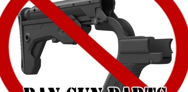 Ban Bump Fire Gun Parts