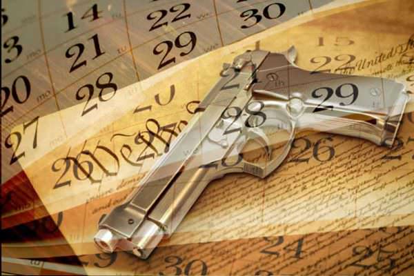 Gun Rights Calendar Time Second Amendment