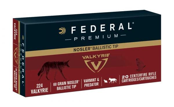 224 Valkyrie 60-grain Nosler Ballistic Tip Varmint