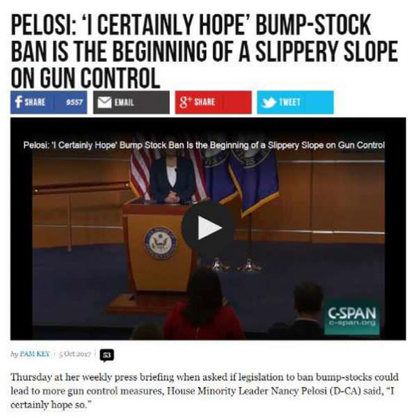 Pelosi Bump Stock Breitbart