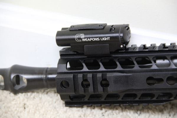 Two advantages that the Lucid C3 Weapons Light has over the competition is battery life and the type of batteries it uses. 