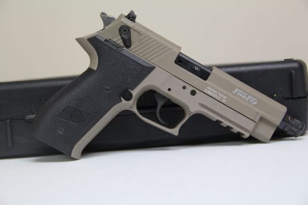GSG also added adjustable rear sights to the American Tactical GSG Firefly Pistol which allows the shooter to make this pistol very accurate.