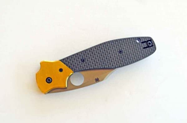 Spyderco Schemmp Bowie Knife Folded