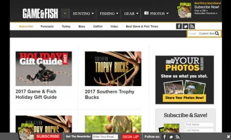 Game and Fish Website