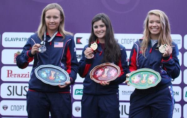 Junior Women's Skeet Sweeps Medals at ISSF World Championships