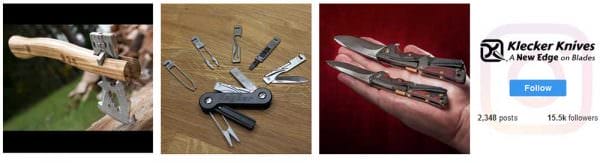 Klecker Knives Online