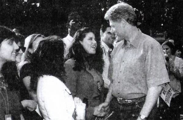 Monica Lewinsky falls victim to Bill Clinton