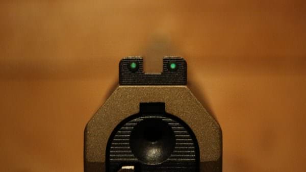 TRUGLO Canik Tritium Pro Night Sights rear sight glow