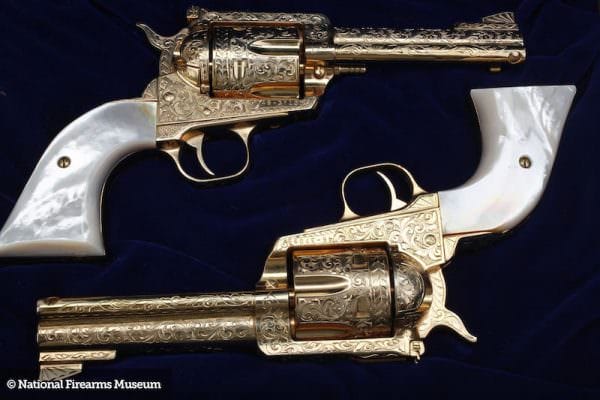 Fine engraved guns are collected more for their artistic value than for their worth as firearms. 