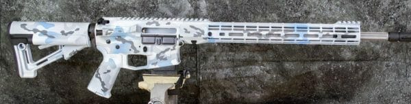 The rifle is now ready for optics, anyone can build your own AR-15 rifle.