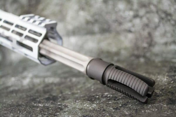 To cap the fiery end, we chose a Smith Enterprise Vortex flash hider.