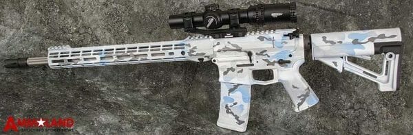 Aero Precision Arctic Camo AR-15 Rifle Profile