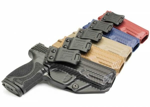 This Profile holster can be ordered in many different colors and patterns for either Right or Left handed shooters.