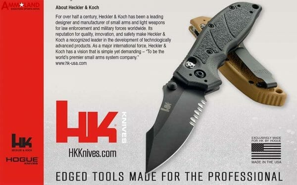 HK Knives manufactured by Hogue