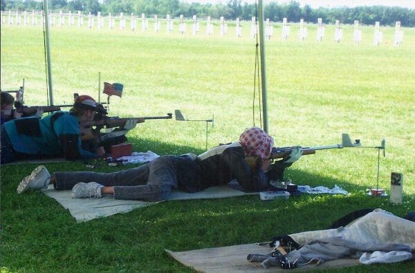 NRA Board Member Edie Fleeman shooting at Camp Perry