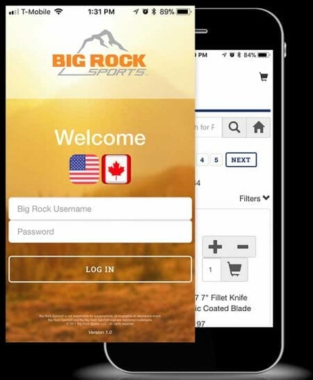 Big Rock Sports Mobile Ordering App