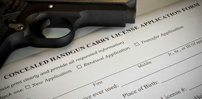 Concealed Handgun Permit Application