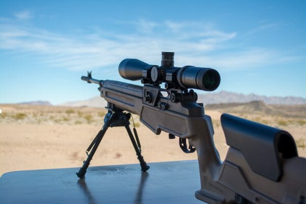 Here's a new M1A from Springfield Armory. It's chambered in 6.5mm Creedmoor. 