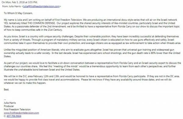 First Freedom Television Florida Carry Email First Freedom Television Florida Carry Email