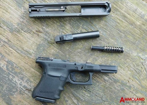 Glock 29 Gen4 Handgun Field Stripped