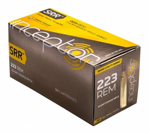 Inceptor Sport Utility Ammunition 223 Rem SRR