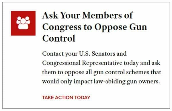 Oppose Gun Control Take Action