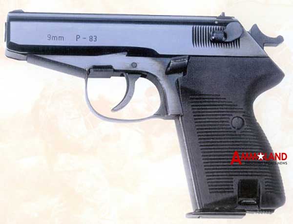 Polish P-83 Compact Pistol , budget handguns