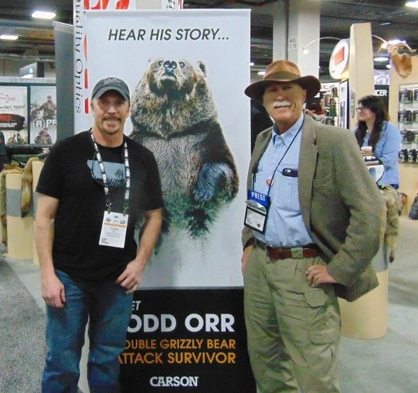 Double Bear Attack Survivor Interviewed at Shot Show