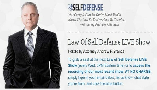 Andrew Branca Law Of Self Defense Show