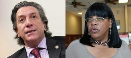 Anti-Gun Democrats Assemblyman Matthew Titone (D-North Shore) & Councilwoman Debi Rose (D-North Shore)