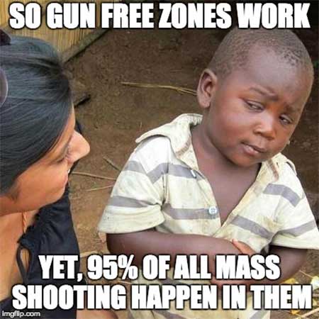 But Gun Free Zones Work