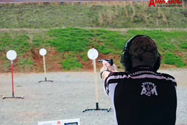 CCMU Centerfire A Team, firing Glock 34 at steel