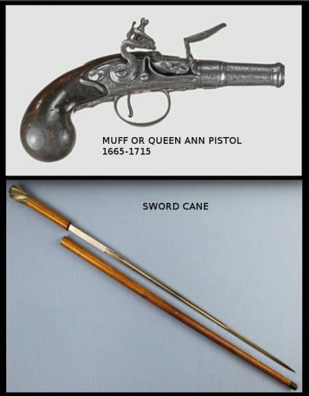 Historic examples of choices for concealed carry.