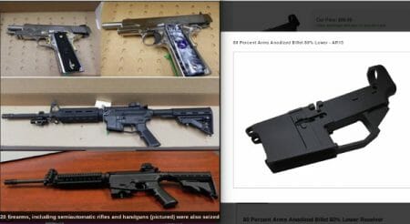 Guns Siezed in San Diego Sinaloa Cartel 2018 Daily Mail