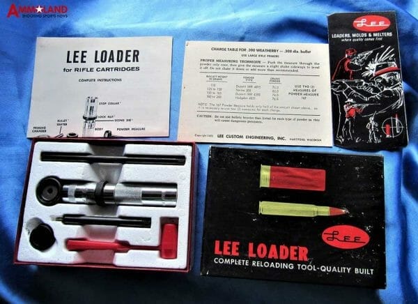 Lee Loader for Rifle Cartridges