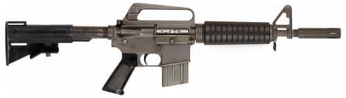 Here's a Colt Commando XM177 Carbine Model 609 - note the forward assist. Photo: imfdb.org