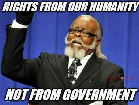 Rights Come From GOD not Government