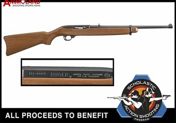 Ruger Donates early 10/22 Carbine Rifle to benefit (SASP) Scholastic Action Shooting Program