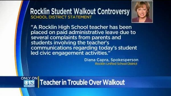 Rocklin Student Walkout Controversy